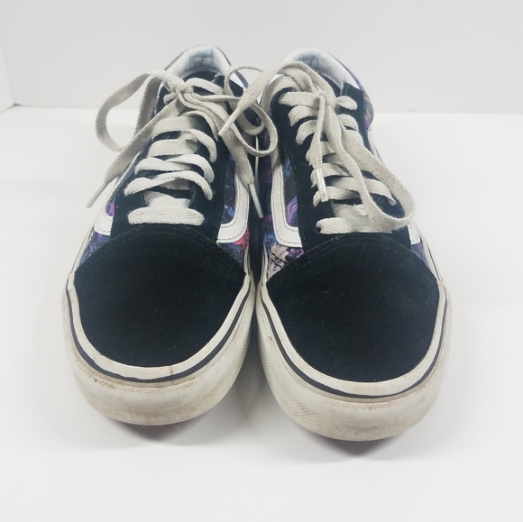 Vans Purple Black Suede Skateboard Sneaker - Picture 3 of 9